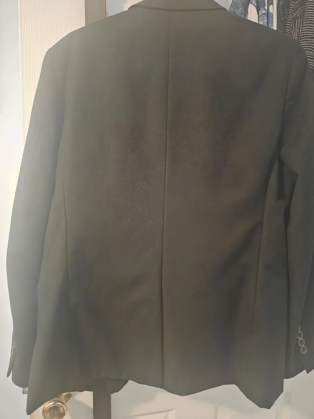 Men's Black Blazer - Classic Two-Button Suit Jacket
